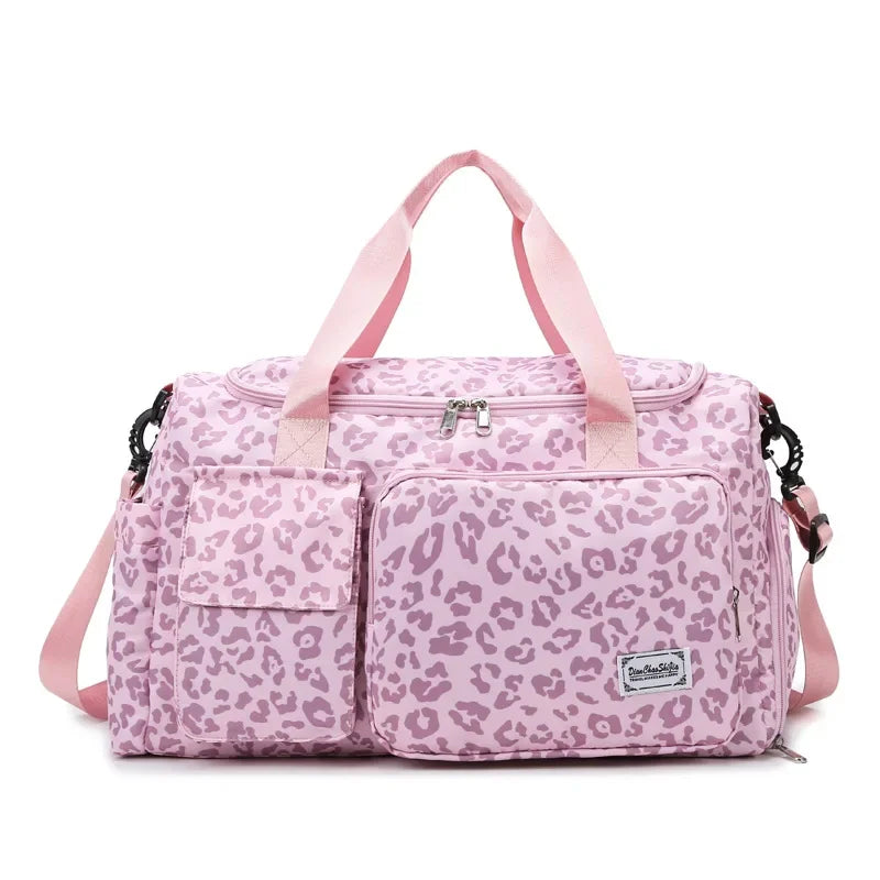 Bolsa de Viaje Rosa para Mujer – Moderna, Amplia y Funcional