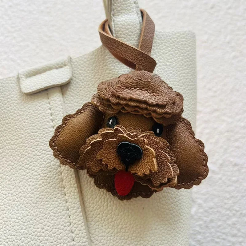 Charm Perrito Cuero Artesanal – Accesorio Adorable para Amantes de Perros