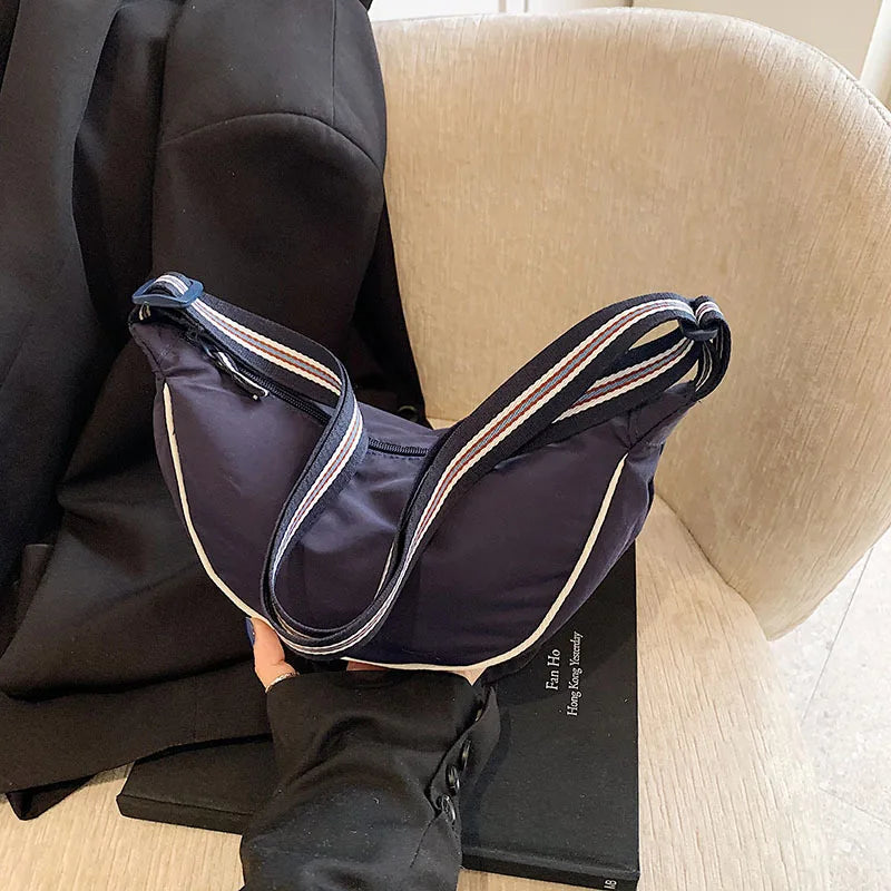 Bolso Bandolera de Nylon Impermeable para Mujer